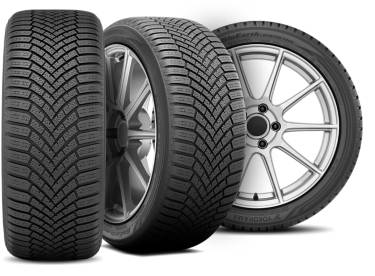  BluEarth Winter V906 tire with three view angles