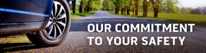 Our commitment to your safety