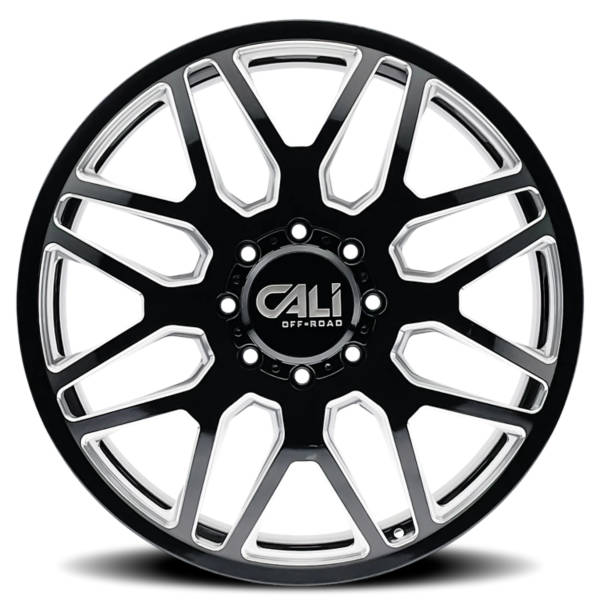 Cali Off Road Invader Dually Invader Dually product medium 24  X8.25  8-165.10 115 BKGLBM