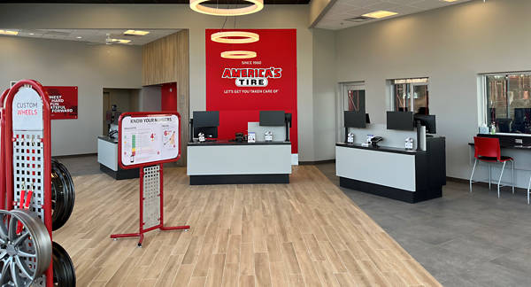 America's Tire store interior