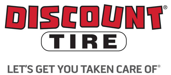Discount Tire Color Tagline logo
