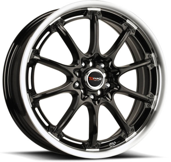 Drag DR-47 17 X7 4-100.00/114.30 40 BKMCML | Discount Tire