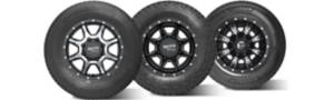 Three tires on aftermarket dually wheels