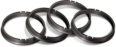 Metal Wheel Hub Ring, 4 Pack, 73 mm OD to 56.10 mm ID Wheel Centerbore, Metal Wheel Accessories Parts Set of 4 Hub Centric Ring 73mm OD to 56.1mm Hub ID 