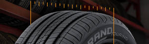 Section width of a tire
