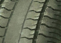 Center of tire wear