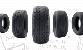 Various tire sizes among mathematical calculations