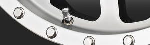 Valve stem in a wheel