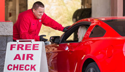 Free Tire Air Pressure Check