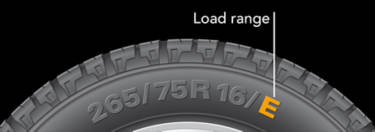 Load Range vs Load Index, Tire Load Range Chart