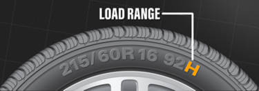 Load Range vs Load Index, Tire Load Range Chart