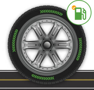 fuel-efficient tire icon gas can.