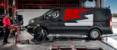Fleet Service in America's Tire store bay
