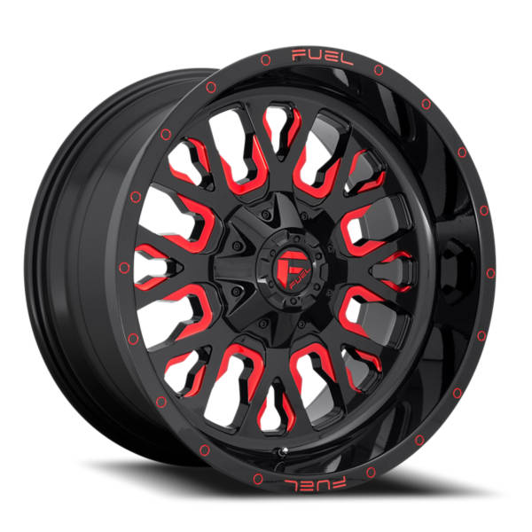 Fuel Wheels Stroke D612 Stroke D612 product medium 20  X10    8-165.10 -18 BKGLTR