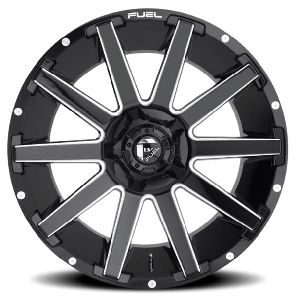 Fuel Wheels Contra D615 Contra D615 product medium 18  X9     6-135.00/139.70 -12 BKGLXX