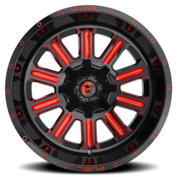 Fuel Wheels Hardline D621 Hardline D621 product medium 18  X9     5-114.30/127.00 -12 BKGLTR