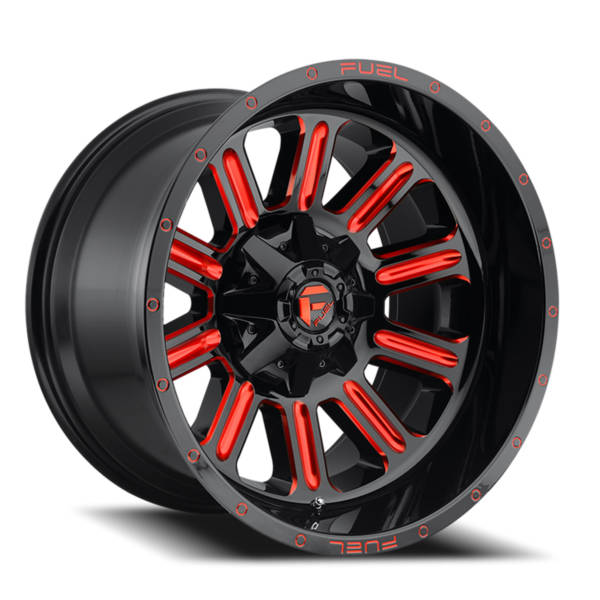 Fuel Wheels Hardline D621 Hardline D621 product medium 20  X10    5-114.30/127.00 -18 BKGLTR