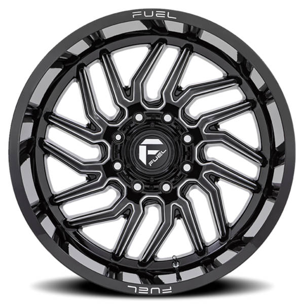 Fuel Wheels Hurricane D807 Hurricane D807 product medium 22  X12    5-127.00 -44 BKGLBM