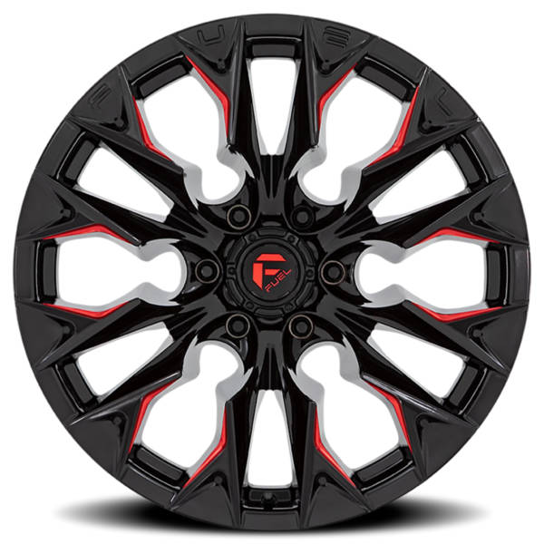 Fuel Wheels Flame D823 Flame D823 product medium 22  X12    6-135.00 -44 BKGLTR