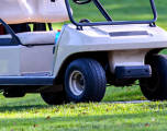 Lawn Tires on a golf cart