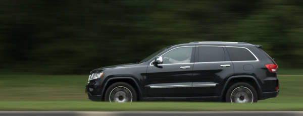 SUV traveling on the highway