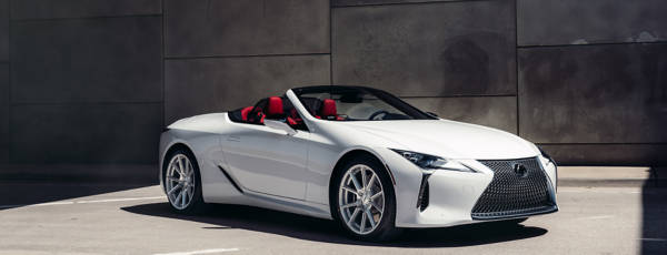 5x4 5 wheels on a white Lexus convertible
