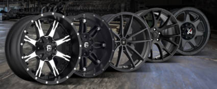 cool black truck rims