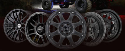 17 black outlet truck rims