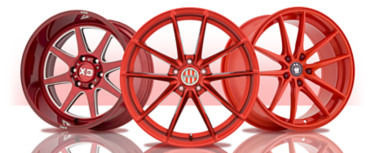 Red Rims | Black and Red Rims |