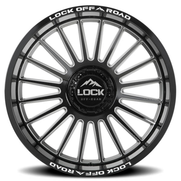 Lock Off Road Invasion 22 X10 5-127.00/139.70 -18 BKGLXX | Discount Tire