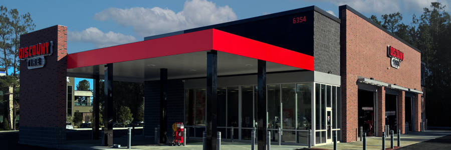 An image of the Hattiesburg, Mississippi Discount Tire store