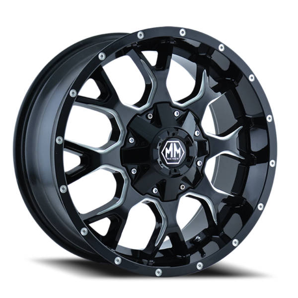 Mayhem Warrior Warrior product medium 20  X10    8-165.10/170.00 -25 BKGLBM