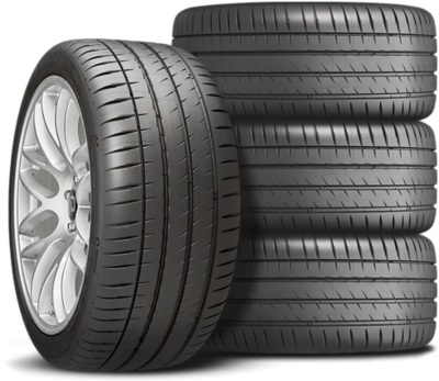 Package of Tires and Wheels