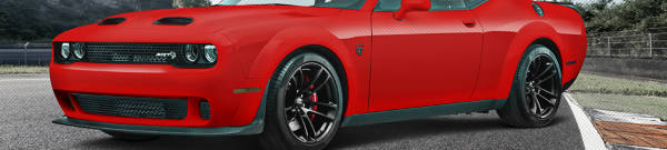 2018 Dodge Challenger Hellcat Widebody wheel and tire packages