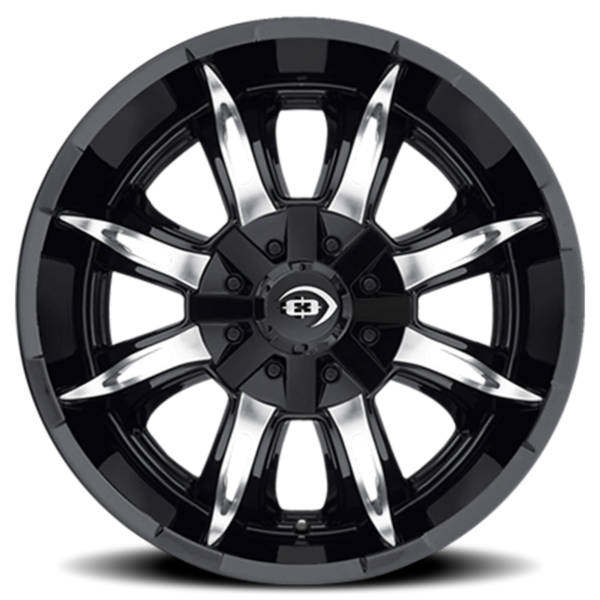 Vision Manic Manic product medium 18  X9     6-135.00/139.70 -12 BKGLMS