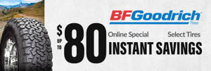 BFGoodrich Instant Savings 