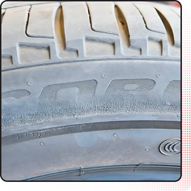 An image of a tire with a heat ring