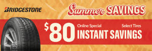 Bridgestone Tire Deals 