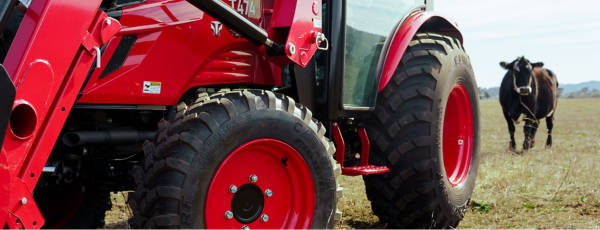 SUV driving on rural highway