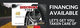 Discount Tire credit card financing available - Let's get you taken care of