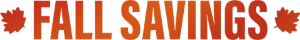 Fall Savings Deals