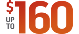 Up to $160