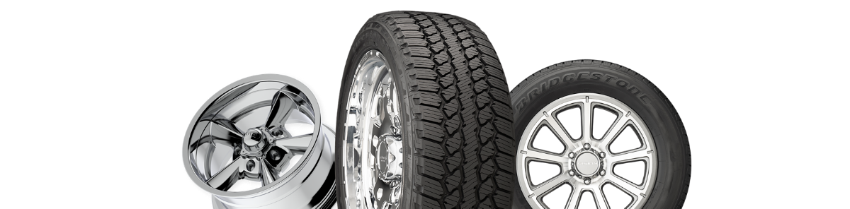 stylized image of light up wheel and tire