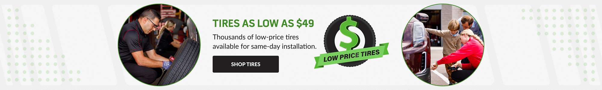 Tires as low as $49 ... view offers