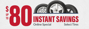 Memorial Day: Up to $80 Instant Savings on Select Tires