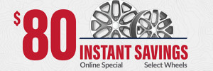 Memorial Day: $80 Instant Savings on Select Wheels