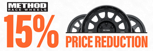 15% Price Reduction on Method Race Wheels