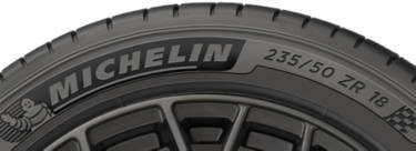 Michelin Pilot Sport All Season 4 tire sidewall design