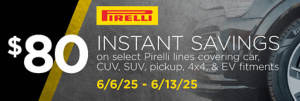Pirelli Tire Deals 