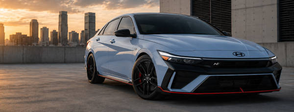 Car parked in a parking lot with Sport Edition wheels.